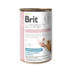 Brit Veterinary Diet for dogs Hypoallergenic Monoprotein Tuna & Sweet Potato 400g