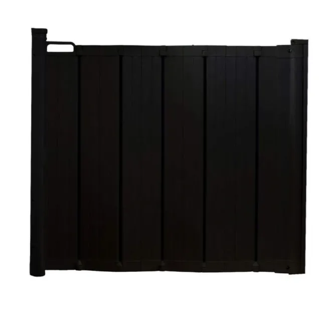 DogSpace Marley Hundegrind Trekkspill Sort 72,5 x 92 cm