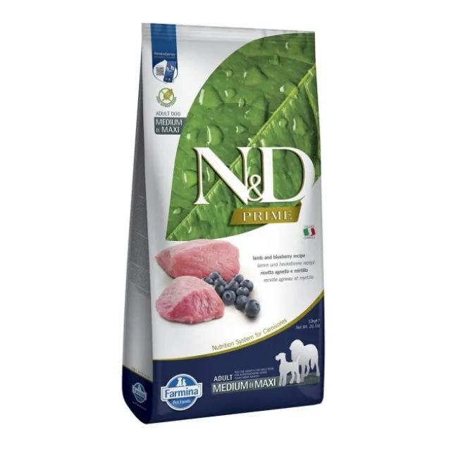 Farmina N&D Prime Dog Lamb & Blueberry M/L 12 kg