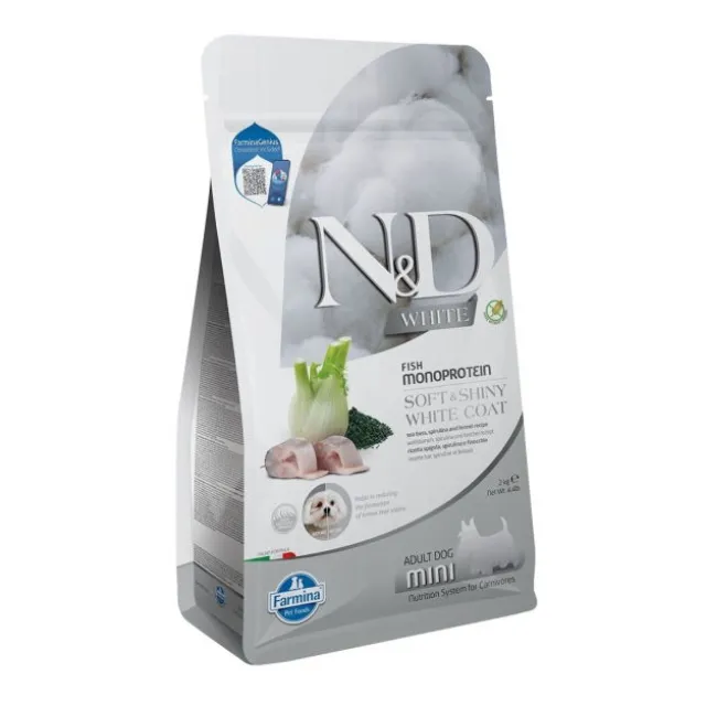 Farmina N&D White Dog Sea Bass & Spirulina S 2 kg