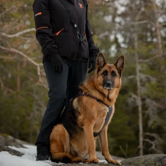 Feel Active Outdoor Hundsele med Lomme, Svart