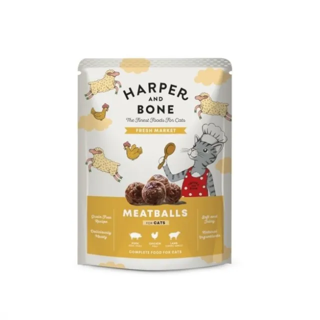 Harper and Bone Cat Pouch Adult Fresh Market Farm 85 g