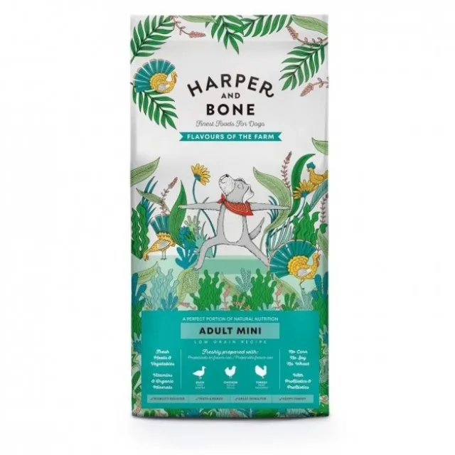 Harper and Bone Dog Adult Mini Flavours Farm tørrfôr