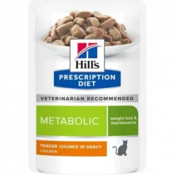 Hill's Prescription Diet Feline Metabolic Weight Loss & Maintenace Chicken 12x85 g