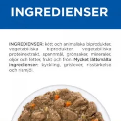 Hill's Prescription Diet Feline Gastrointestinal Biome Digestive Care/Fibre Care Stew Chicken & Vegetables 82g