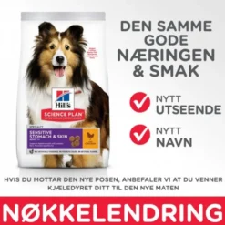 Hill's Science Plan Dog Adult Sensitive Stomach & Skin Medium Chicken