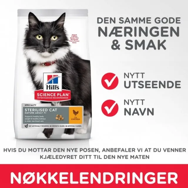 Hills Science Plan Feline Mature Sterilised