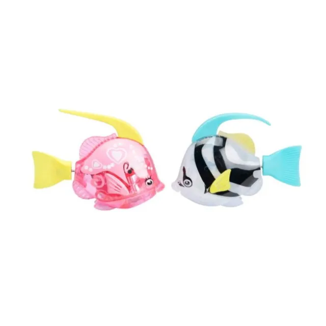 Little&Bigger Hot Summer Svømmende Robotfisk rosa 2-pk