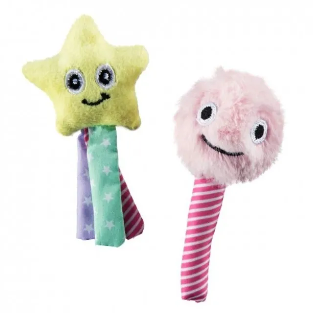 Little&Bigger Kitten Basics stjerne og sukkerspinn, 2-pakning