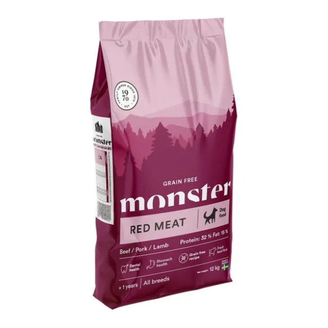 Monster Dog Adult Grain Free Red Meat Beef, Pork & Lamb