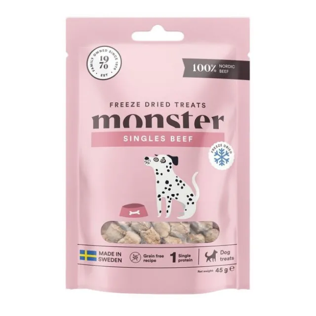 Monster Dog Frysetørkede godbiter Storfe