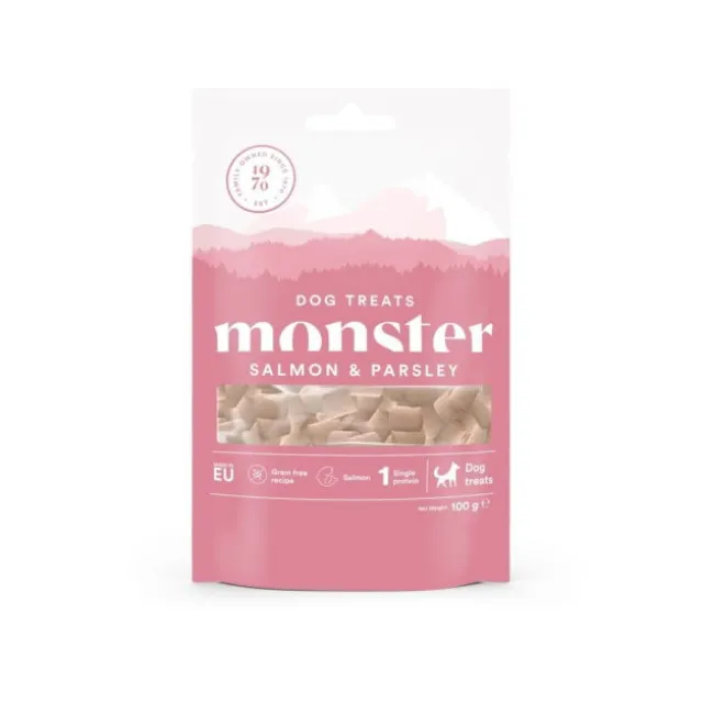 Monster Dog Godbiter Laks & persille 100 g