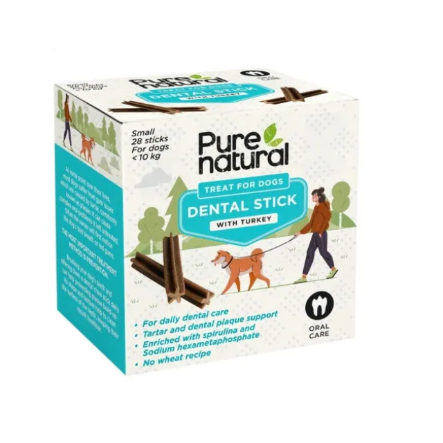 Purenatural Dental Sticks Kalkun 28 stk