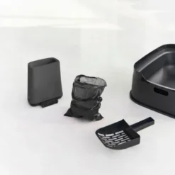 Rotho MyPet Biala kattesandspade & holder Sort