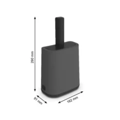 Rotho MyPet Biala kattesandspade & holder Sort