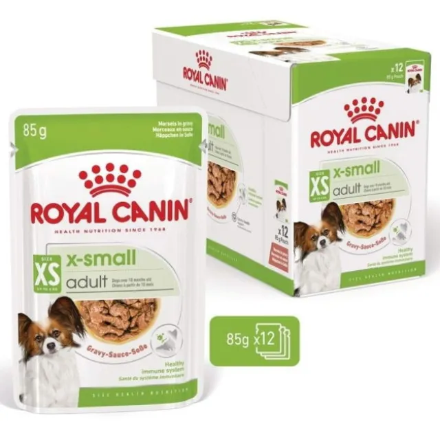 Royal Canin X-Small Adult Gravy våtfôr til hund 12x85g