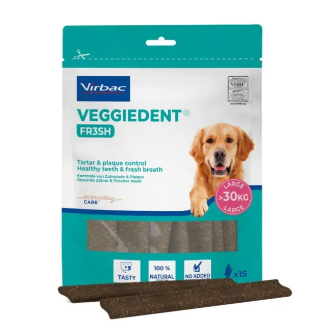 Virbac VeggieDent Fr3sh L 15-pk